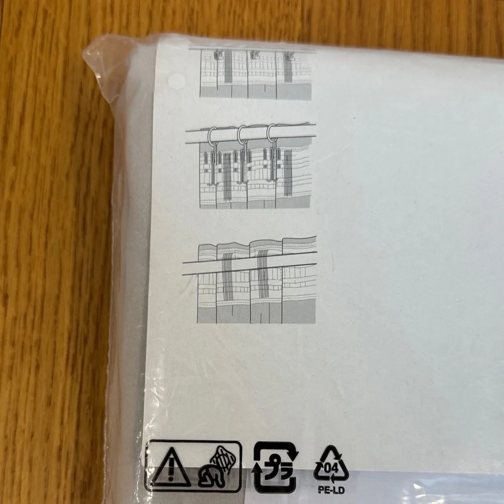 IKEA MAJGULL Blackout Curtains – Light gray/ Cream 57x84